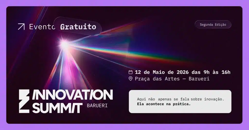 Innovation Summit Barueri 2026 na Praça das Artes – Teatro de Barueri, evento de inovação e tecnologia
