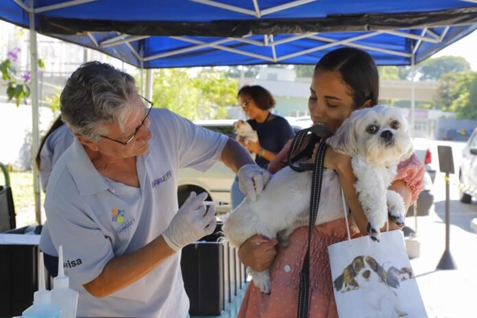 Vacinação antirrábica gratuita será realizada em dois sábados de setembro em Barueri