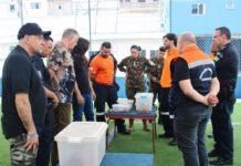 Carapicuíba: GCM e Defesa Civil se capacitam em manejo de animais peçonhentos Agentes da GCM e Defesa Civil de Carapicuíba em treinamento de identificação de serpentes