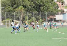 Yaras em Barueri: Elite do Rugby aprova estrutura do Parque do Rubinho para o Mundial Atletas da Seleção Brasileira de Rugby Feminino, as Yaras, treinando no Campo de Rugby de Barueri, Parque do Rubinho