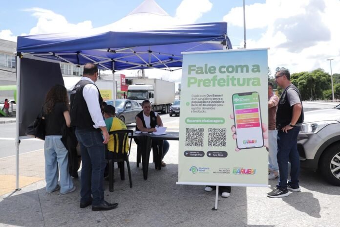 tendimento da Ouvidoria Itinerante no Boulevard Central de Barueri