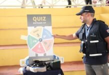 Brincando nas Férias Barueri: Educação no Trânsito e Lazer no Parque Dom José Crianças participando da minicidade de trânsito no Parque Dom José em Barueri Semurb